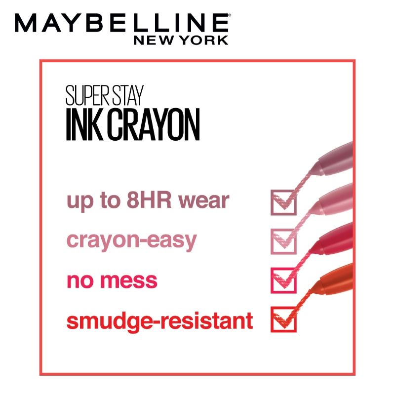 MAYBELLINE LIP CRAYON SUPER STAY MATTE INK 45 1.2 G