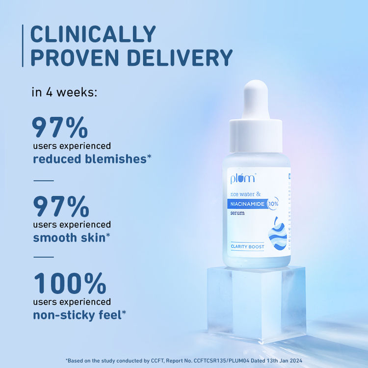 PLUM RICE WATER & NIACINAMIDE 10% SERUM CLARITY BOOST 15ML