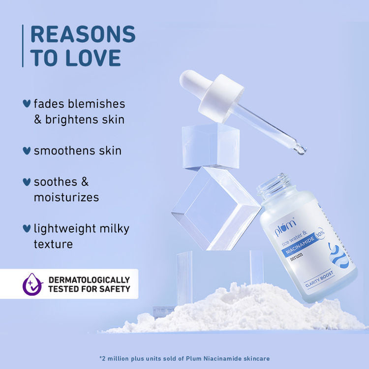 PLUM RICE WATER & NIACINAMIDE 10% SERUM CLARITY BOOST 15ML