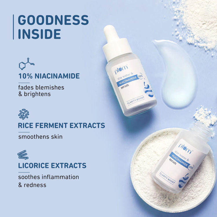 PLUM RICE WATER & NIACINAMIDE 10% SERUM CLARITY BOOST 15ML