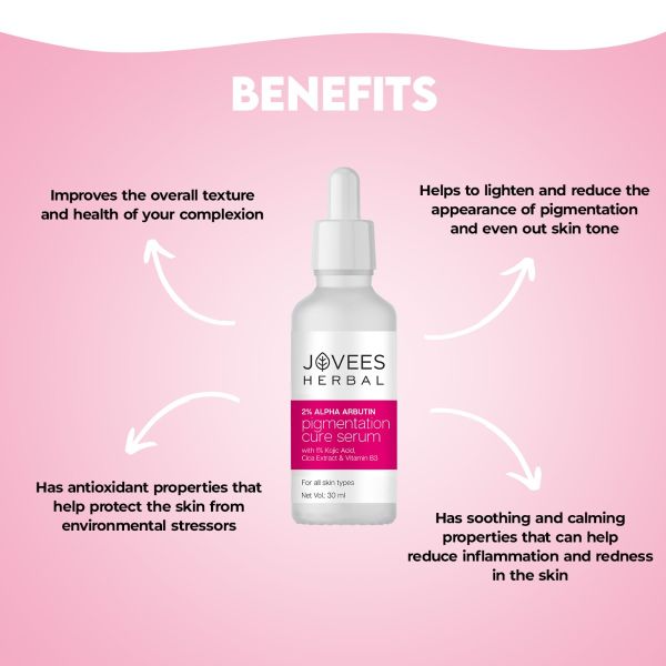 JOVEES 2% ALPHA ARBUTIN PIGMENTATION CURE SERUM 30ML