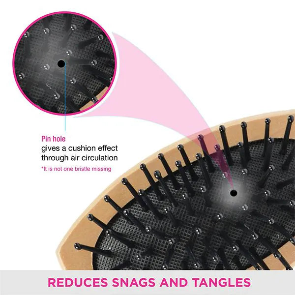 VEGA BAMBOO CUSHION HAIR BRUSH E2 BB PCS