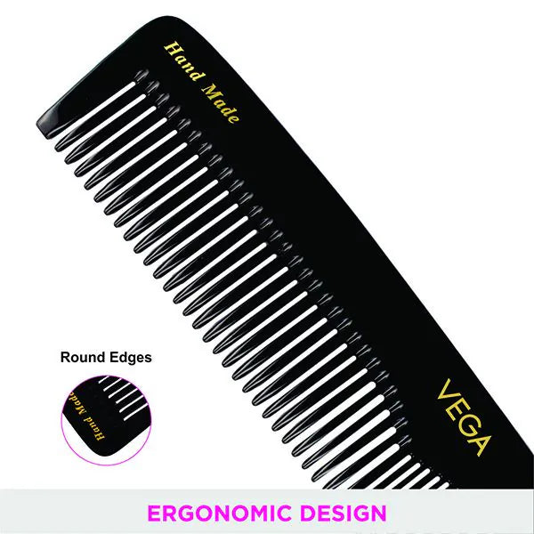 VEGA HANDMADE BLACK HAIR COMB HMBC 101