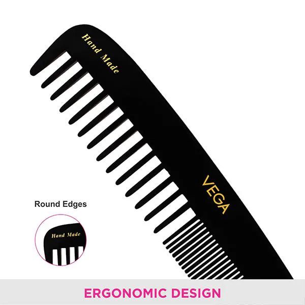 VEGA HANDMADE BLACK HAIR COMB HMBC 102
