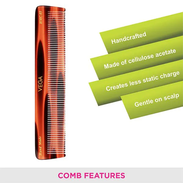 VEGA HANDMADE HAIR COMB HMC 03 PCS