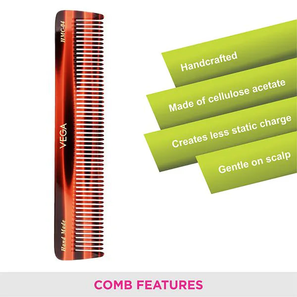 VEGA HANDMADE HAIR COMB HMC 04 PCS