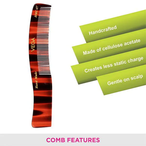 VEGA HANDMADE HAIR COMB HMC 07 PCS