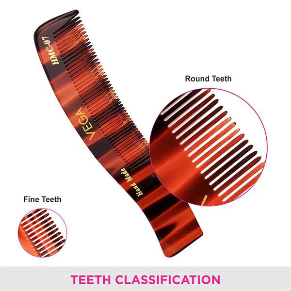 VEGA HANDMADE HAIR COMB HMC 07 PCS