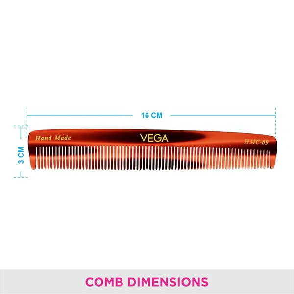 VEGA HANDMADE HAIR COMB HMC 09 PCS