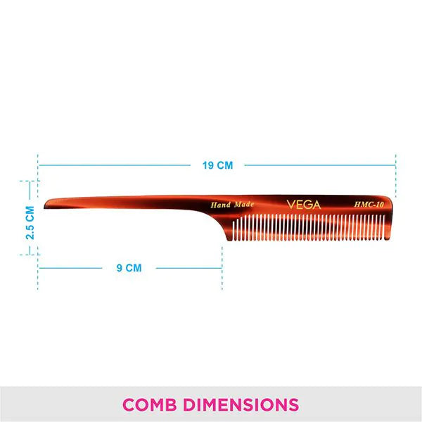 VEGA HANDMADE HAIR COMB HMC 10 PCS