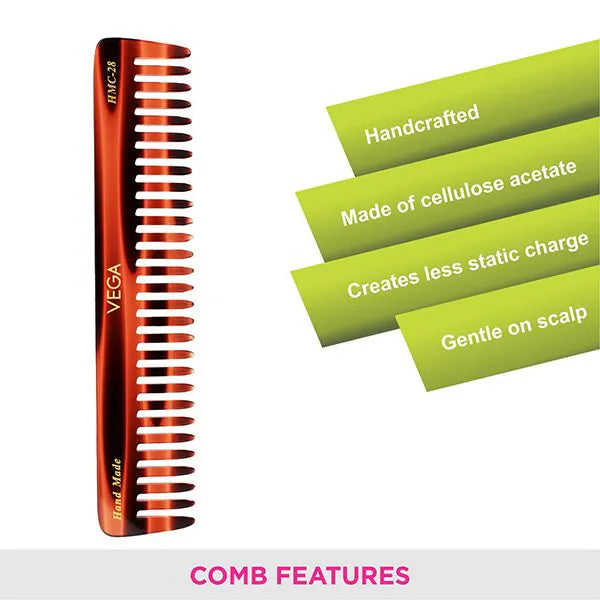 VEGA HANDMADE HAIR COMB HMC 28