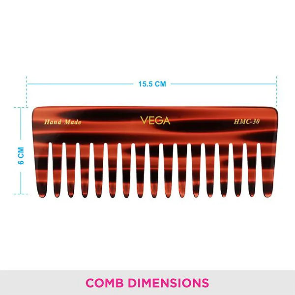 VEGA HANDMADE HAIR COMB HMC 30 PCS