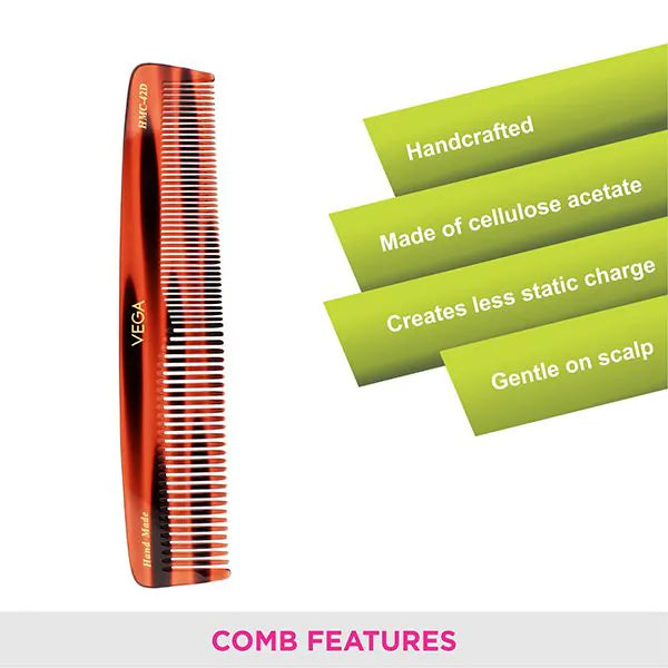 VEGA HANDMADE HAIR COMB HMC 42D