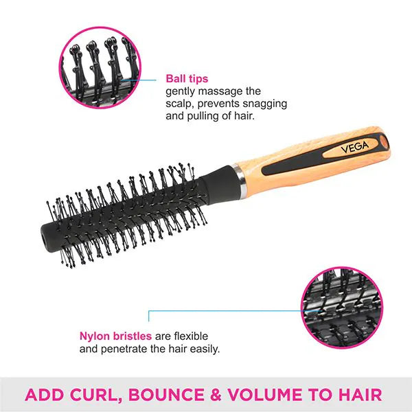 VEGA ROUND HAIR BRUSH E2 RB PCS