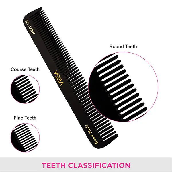 VEGA HANDMADE BLACK HAIR COMB HMBC 103