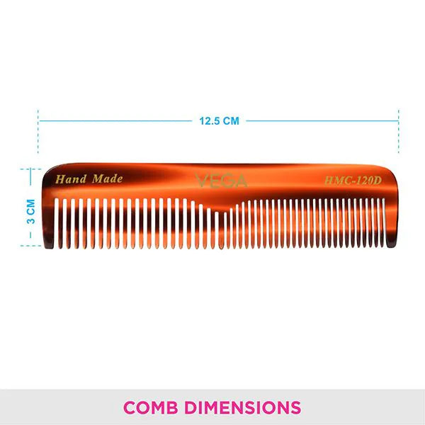 VEGA HANDMADE HAIR COMB HMC 120D PCS