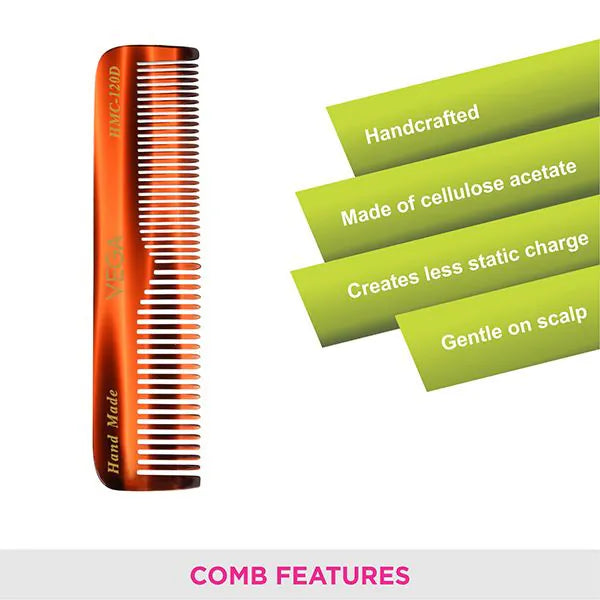 VEGA HANDMADE HAIR COMB HMC 120D PCS