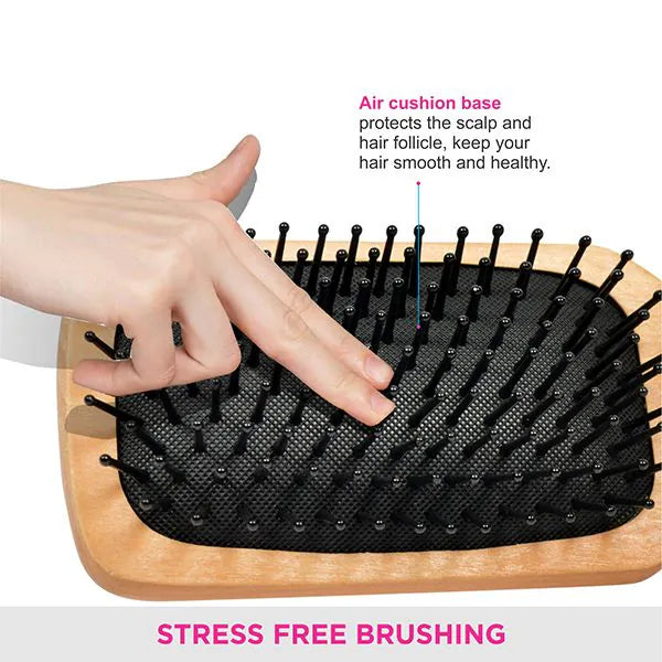 VEGA WOODEN PADDLE HAIR BRUSH SMALL E2 PBS PCS