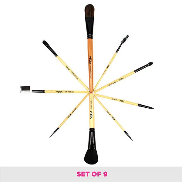 VEGA SET OF 9 BRUSHES EVS 09
