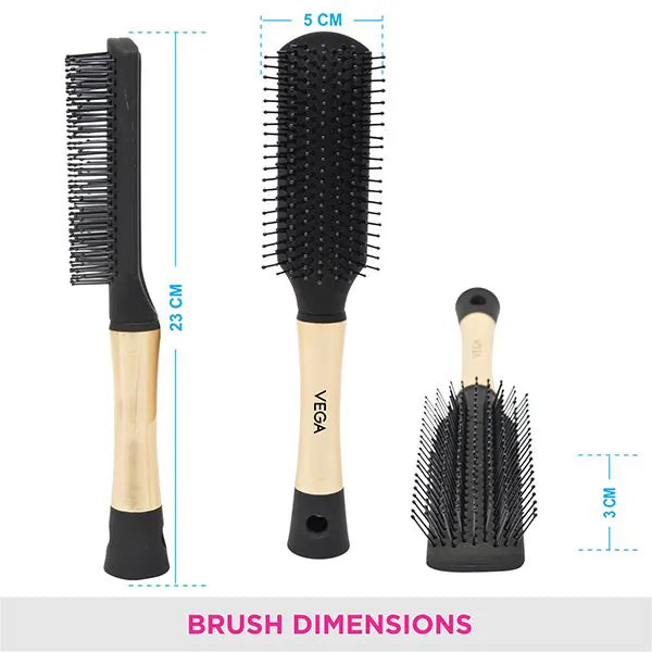 VEGA FLAT HAIR BRUSH E17 FB PCS