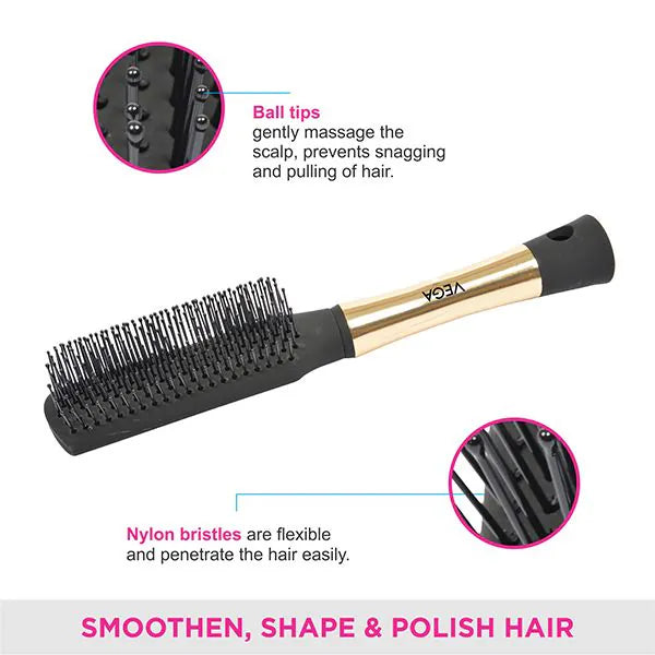 VEGA FLAT HAIR BRUSH E17 FB PCS