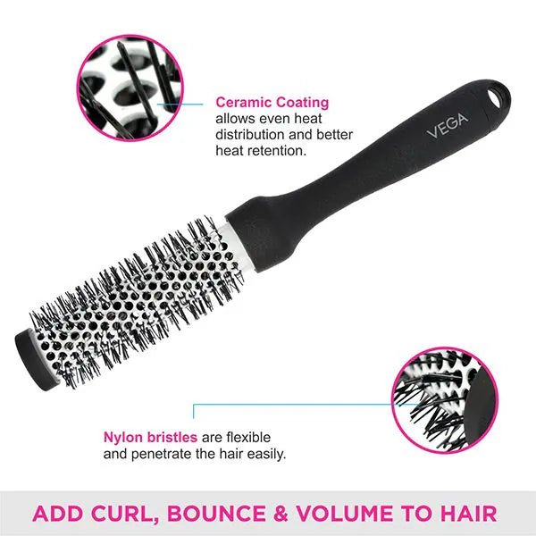 VEGA HOT CURL HAIR BRUSH SMALL H2 PRS