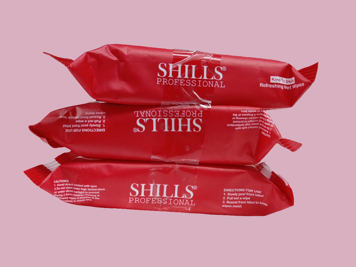 शिल्स वेट WIPS स्ट्रॉबेरी 25 WIPS .