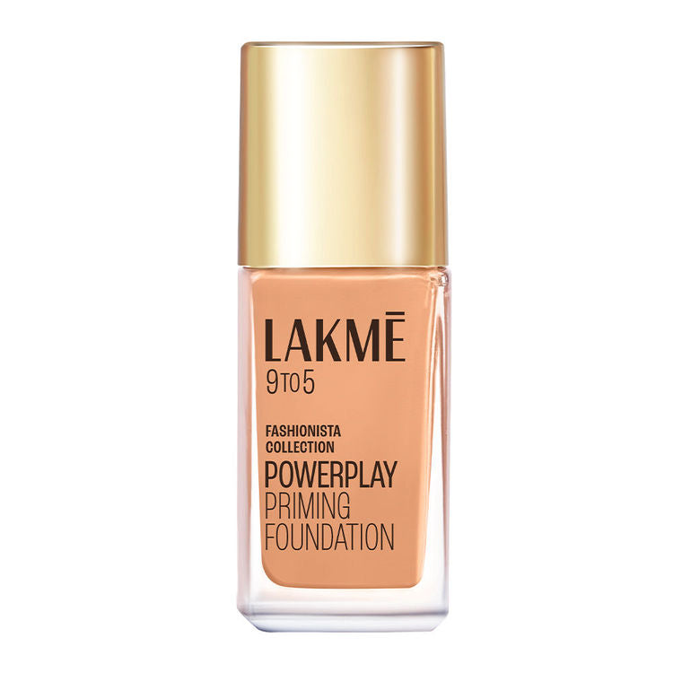 LAKME 9TO5 POWERPLAY PRIMING FOUNDATION W240 WARM BEIGE 25 ML