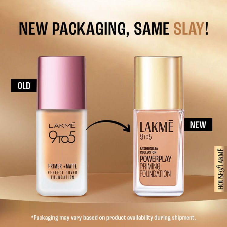 LAKME 9TO5 POWERPLAY PRIMING FOUNDATION W240 WARM BEIGE 25 ML