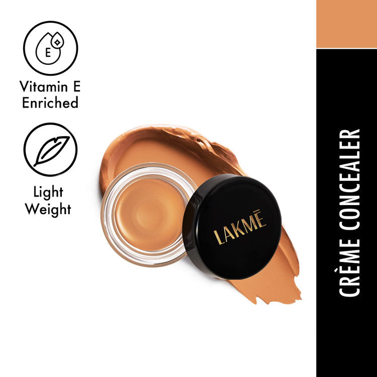LAKME UNREAL COVER CREME CONCEALER 24 BEIGE 3.9G