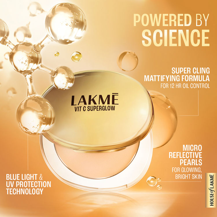 LAKME VITAMIN-C SUPERGLOW COMPACT 16 SAND 8G