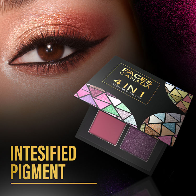 FACES 4 IN 1 EYESHADOW PALETTE 01 IDYLLIC NUDES (CC5598) 4.8G