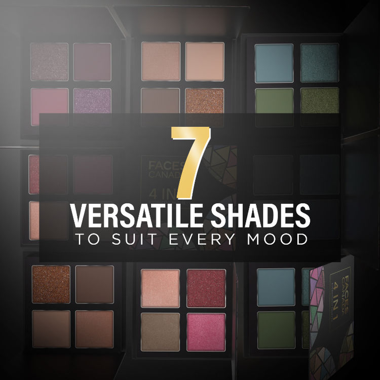 FACES 4 IN 1 EYESHADOW PALETTE 01 IDYLLIC NUDES (CC5598) 4.8G