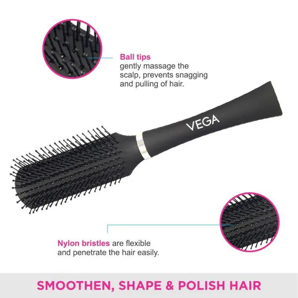 VEGA FLAT HAIR BRUSH E5 FB(N) PCS