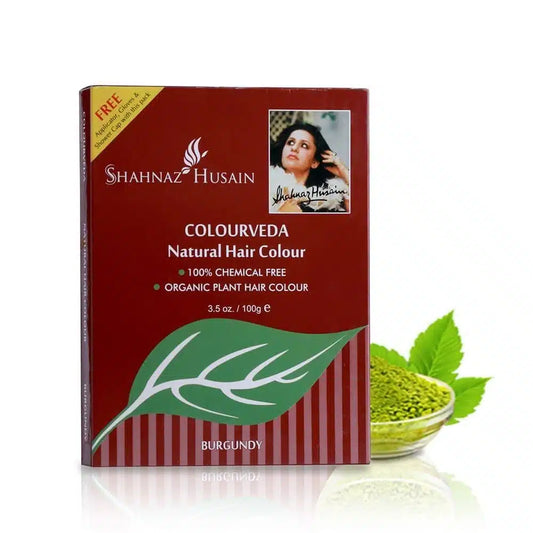 SHAHNAZ HUSAIN COLOURVEDA HAIR COLOUR BURGANDY 100GM