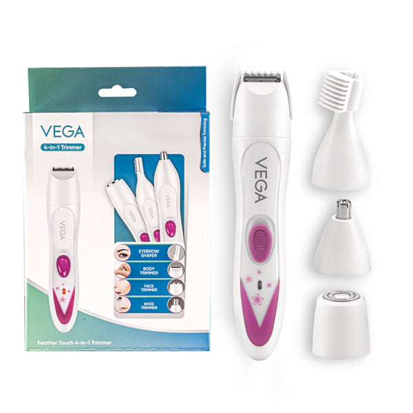 VEGA FEATHER TOUCH 4 IN 1 HAIR TRIMMER FOR WOMEN VHBT 03