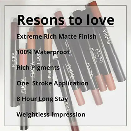 फ्लिका लिप क्रेयॉन 10 अपना काम खुद करो