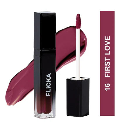 FLICKA SET AND ATTACK LIQUID LIPSTICK 16 FIRST LOVE