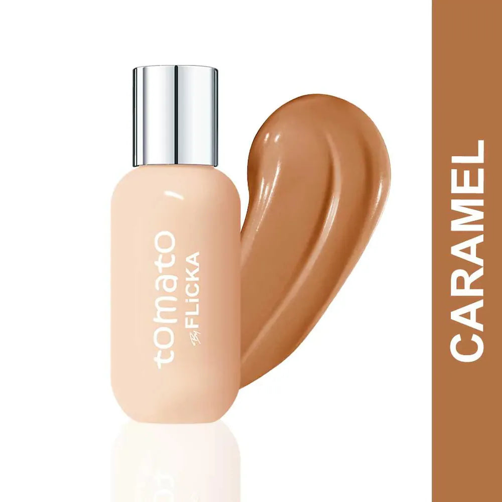 FLICKA TOMATO WITH SPF FOUNDATION 03 CARAMEL 30ML