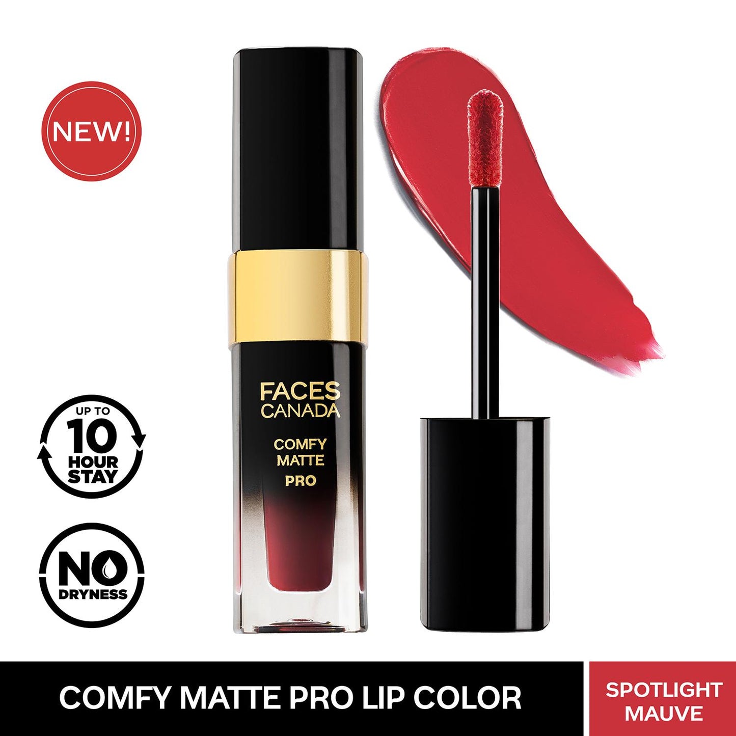 FACES COMFY MATTE PRO LIP COLOR 11 SPOTLIGHT MAUVE (CC5275) 5.5ML