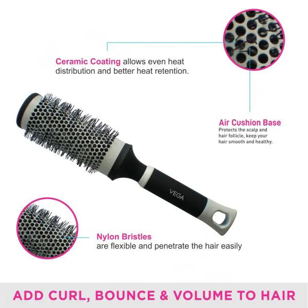 VEGA HOT CURL HAIR BRUSH MEDIUM H1 PRB