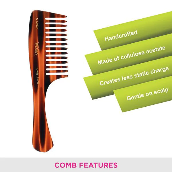 VEGA HANDMADE HAIR COMB HMC 71 PCS