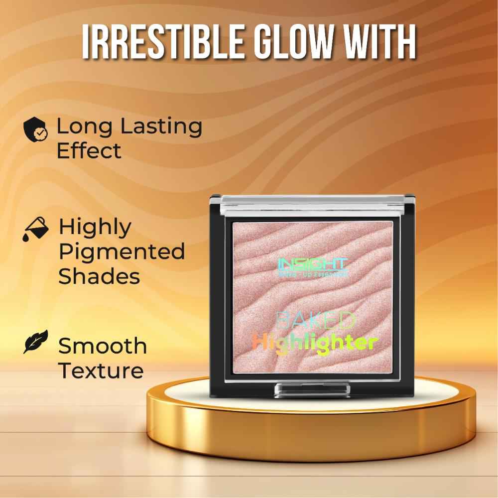 Insight Cosmetics Baked Highlighter Transparent Nude