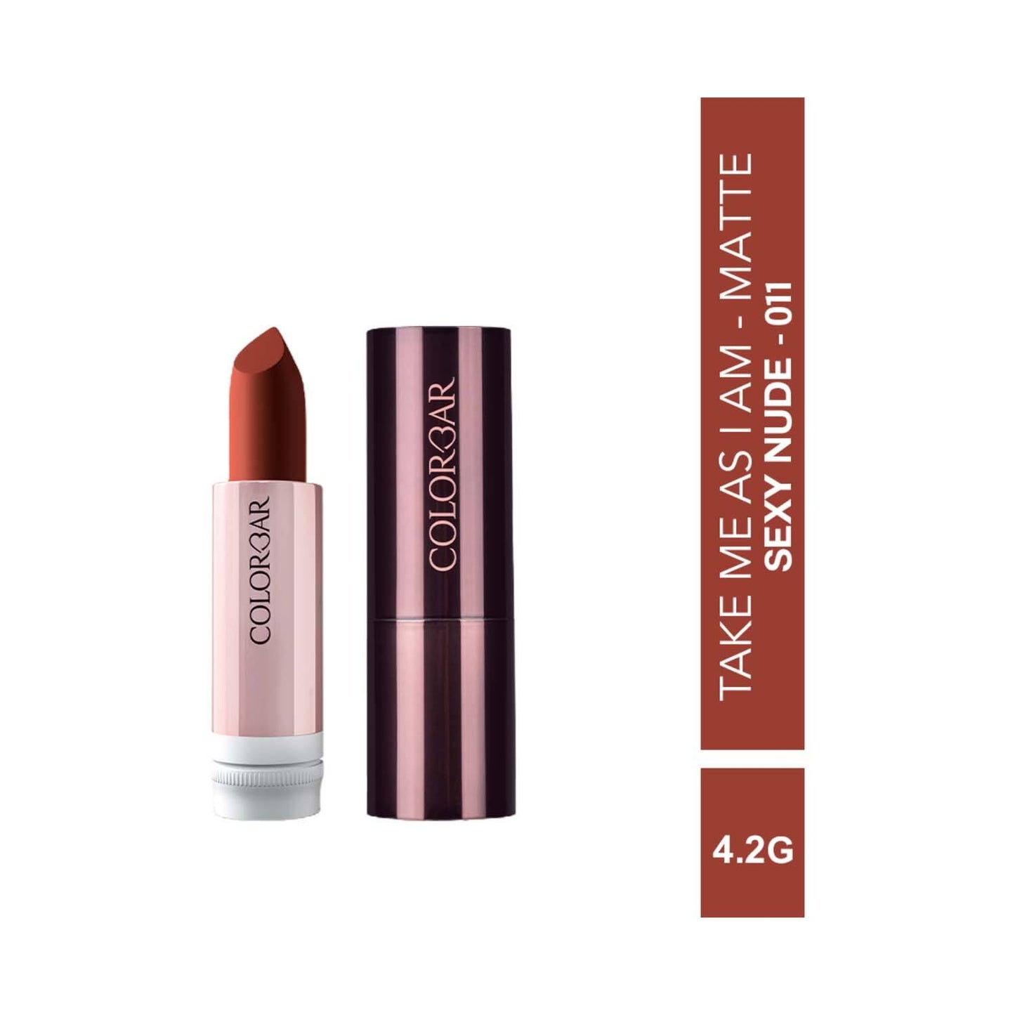 COLORBAR VEGAN MATTE LIPSTICK REFILL 011 SEXY NUDE 4.2G