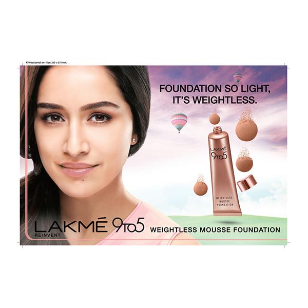 LAKME 9TO5 POWERPLAY MOUSSE FOUNDATION 01 ROSE IVORY 25G