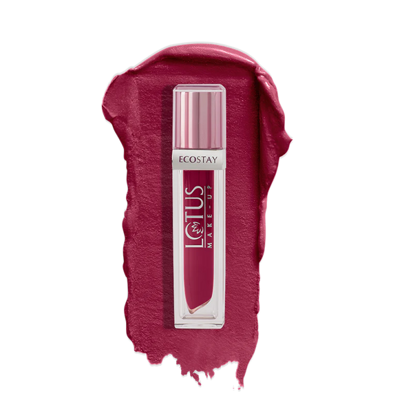 LOTUS MAKEUP ECOSTAY MATTE LIP LACQUER EL05 MISS MAGENTA
