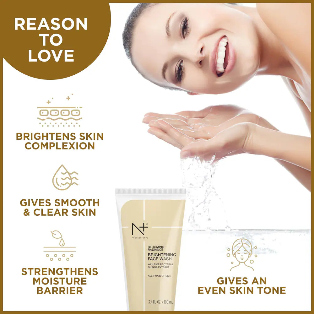 नंदिनी एन प्लस ब्राइटनिंग फेस वॉश 100एमएल