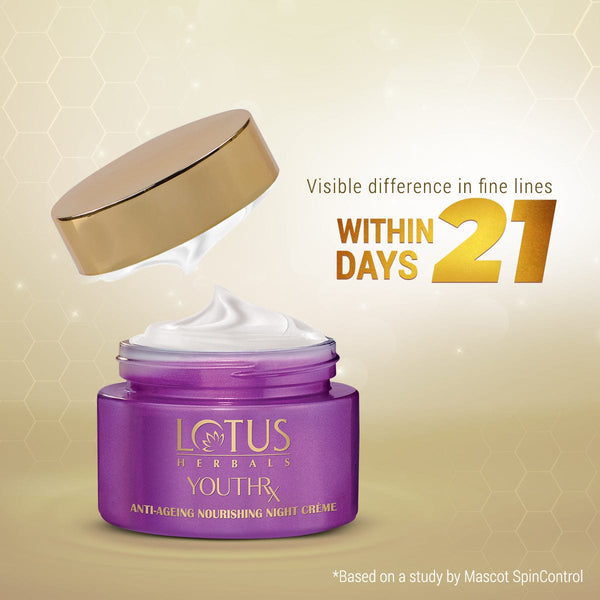 LOTUS HERBALS YOUTHRX GINEPLEX ANTI AGEING NOURISHING NIGHT CREAM 50G