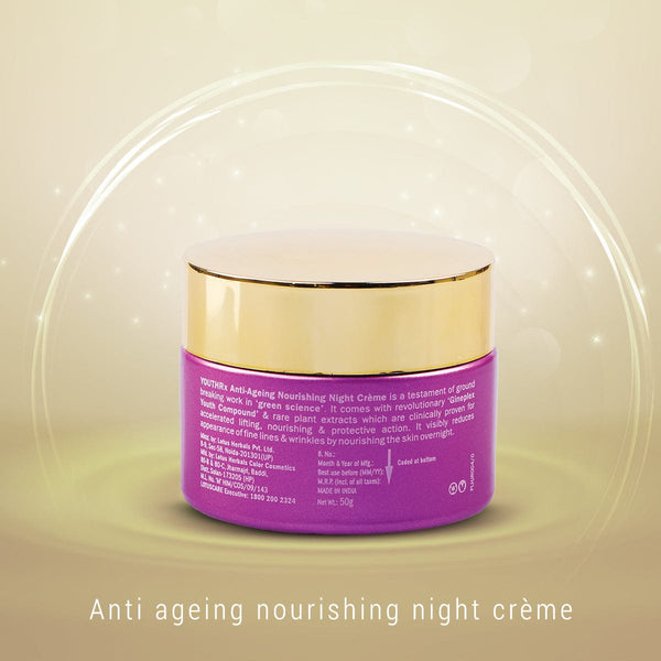 LOTUS HERBALS YOUTHRX GINEPLEX ANTI AGEING NOURISHING NIGHT CREAM 50G