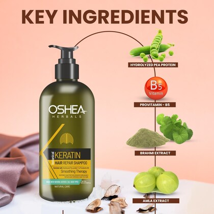 OSHEA KERATIN HAIR REPAIR SHAMPOO 300ML